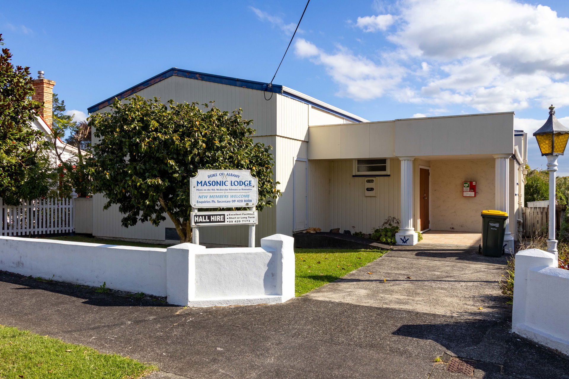 View of the Helensville Masonic Lodge ("Duke of Albany") in Hel…