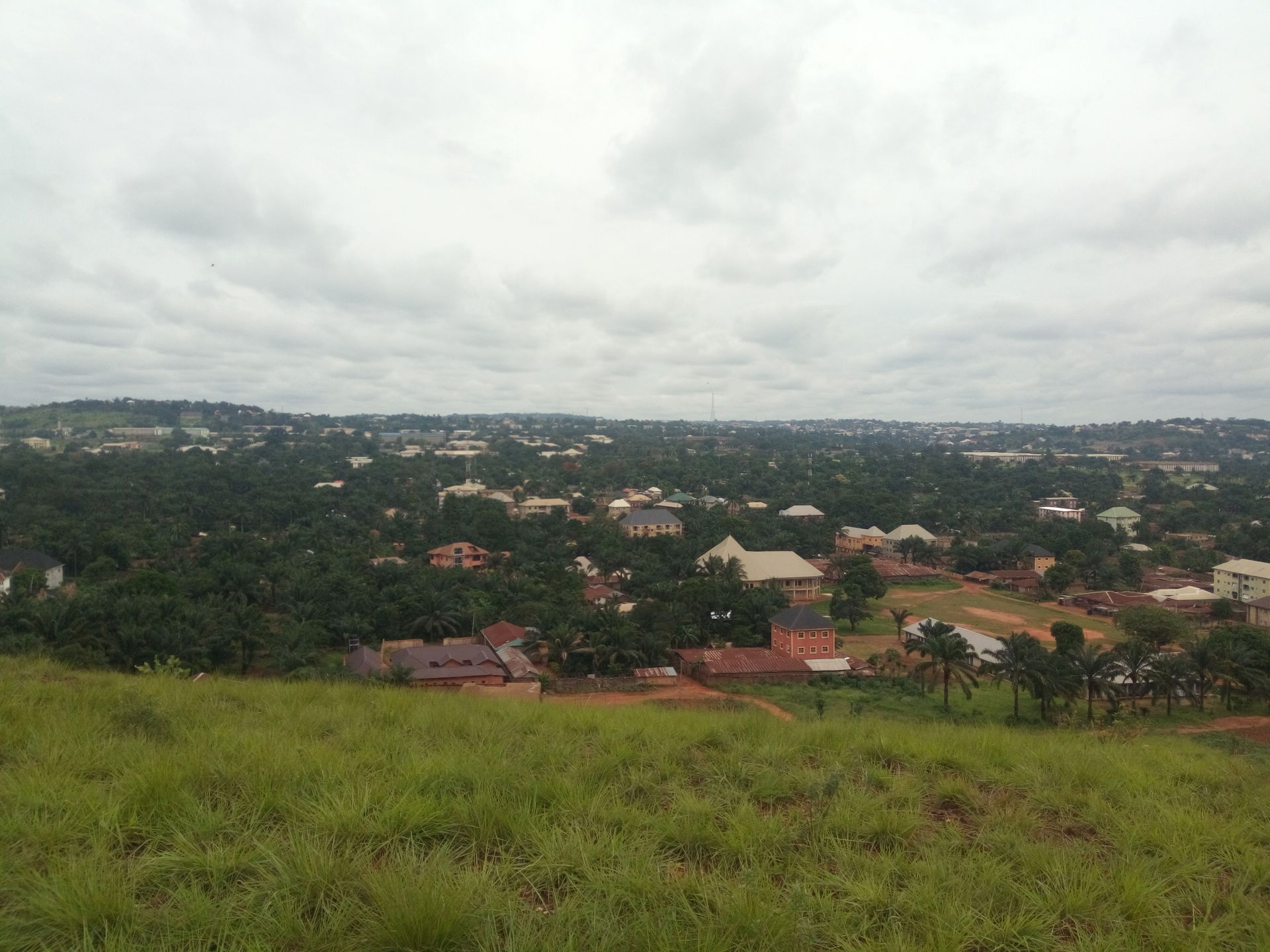 Ariel view of Nsukka