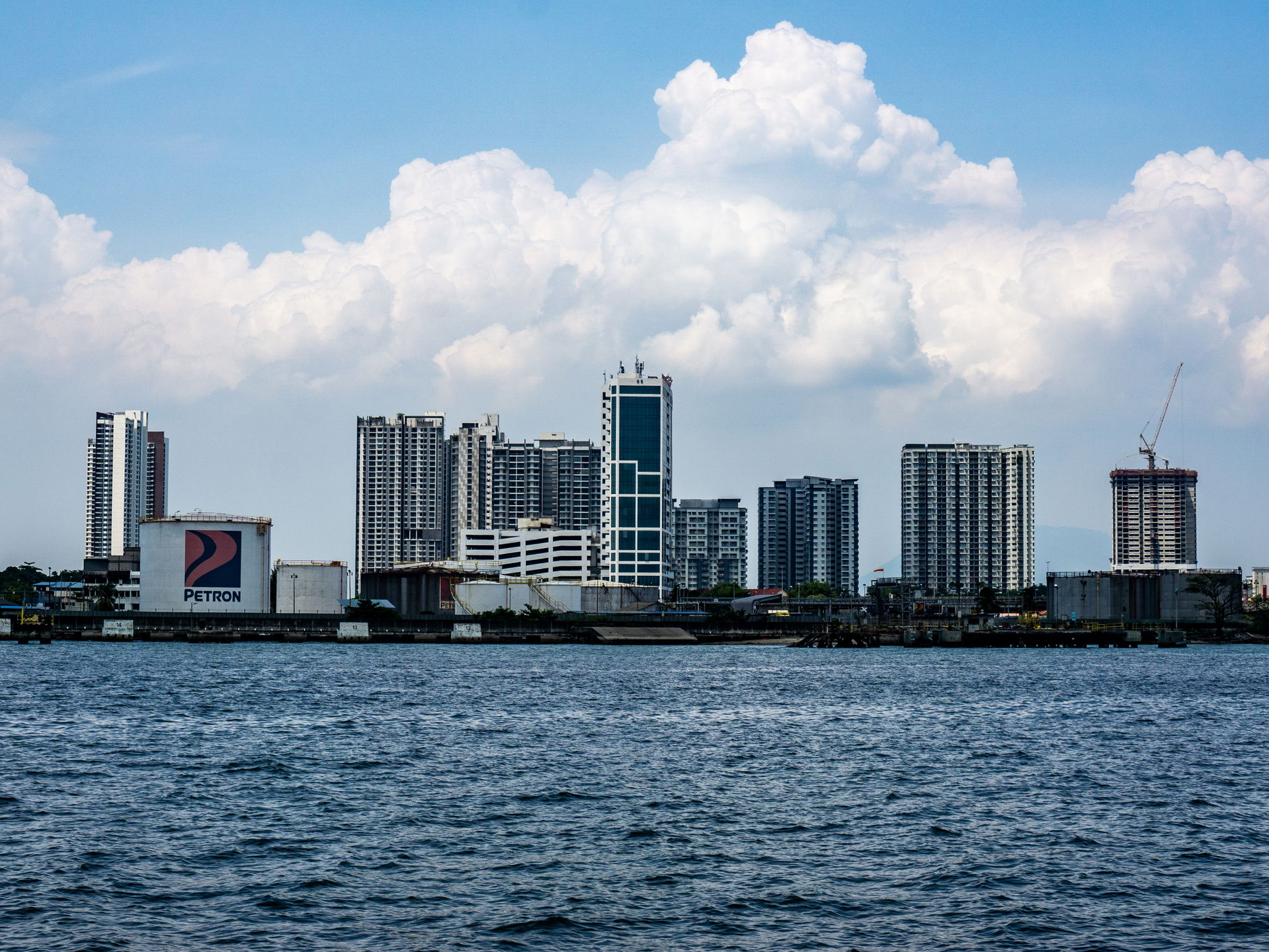 Skyline of Butterworth, 15 July 2024.