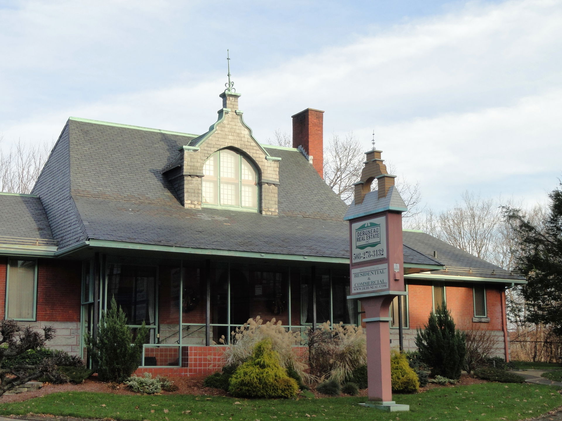 Uxbridge Passenger Depot, Uxbridge, Massachusetts, USA.