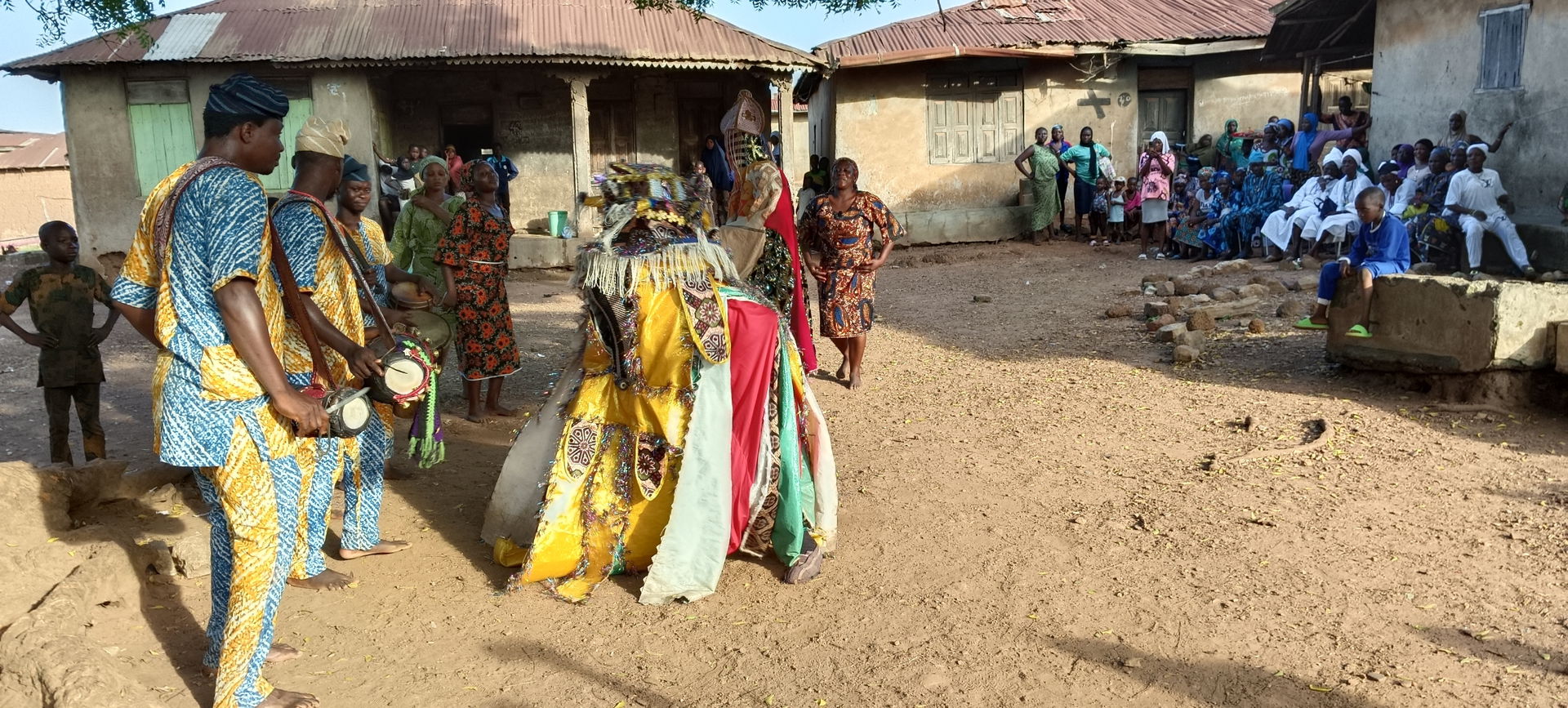 Masquerade in Iseyin, Oyo State.