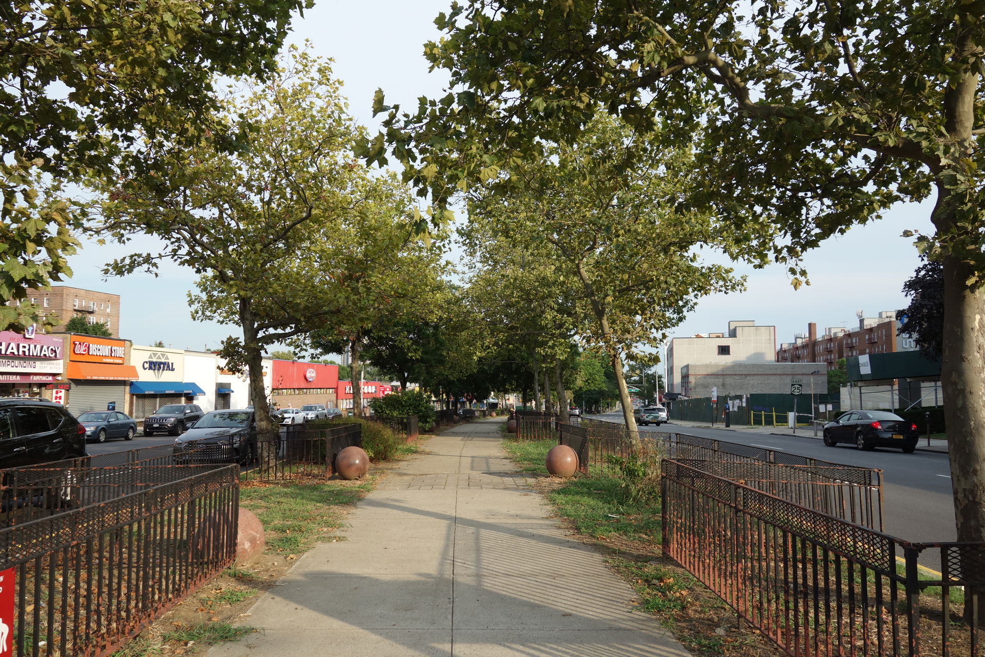 The northern / western end of the Briarwood Pedestrian Mall, of…