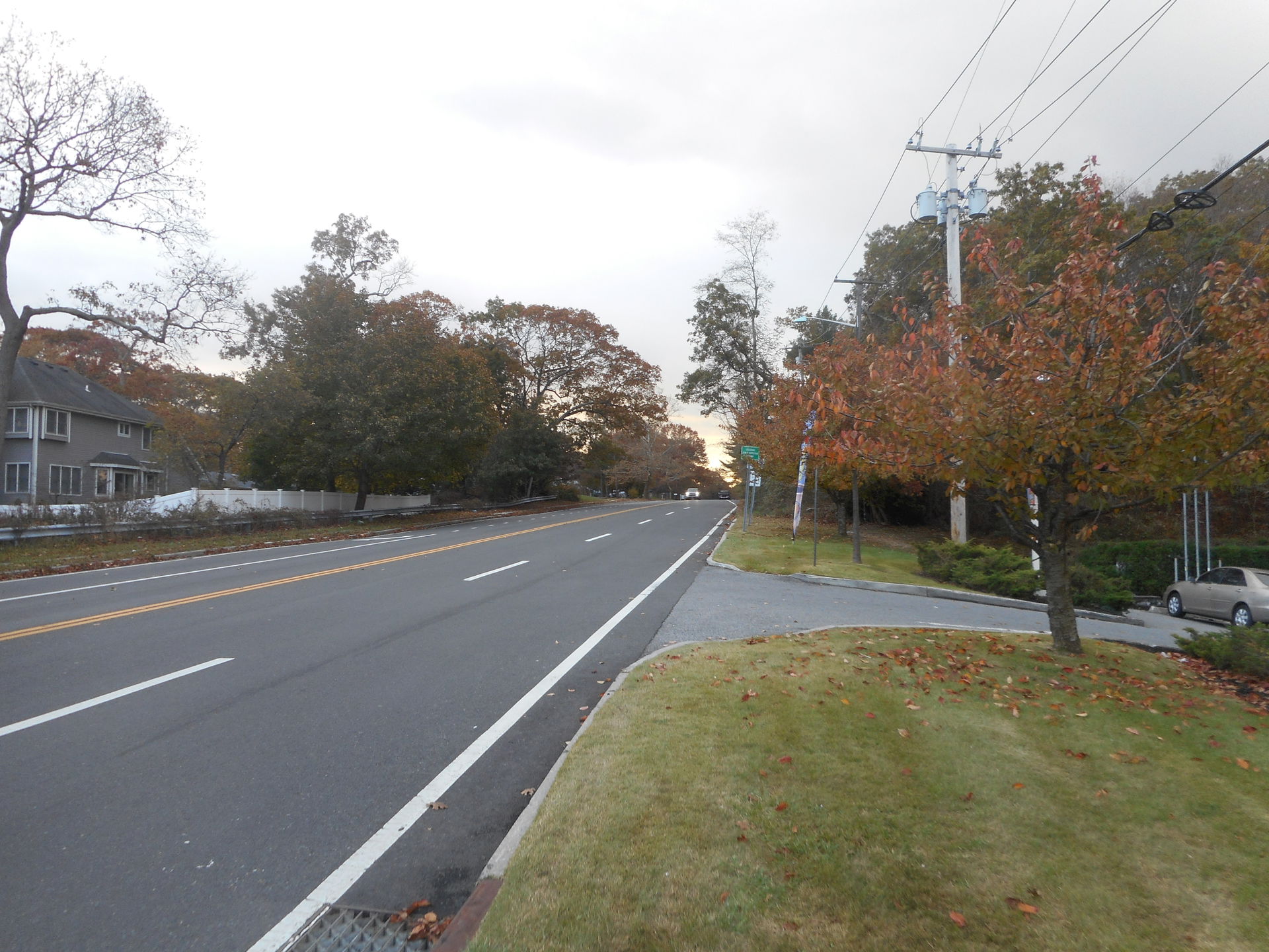 Looking west at the eastern terminus of the Long Island Motor P…