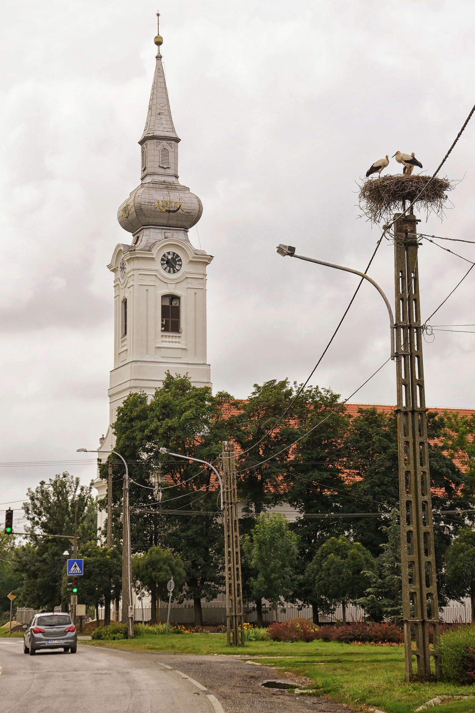 Calvinist church in Körösladány, Hungary
