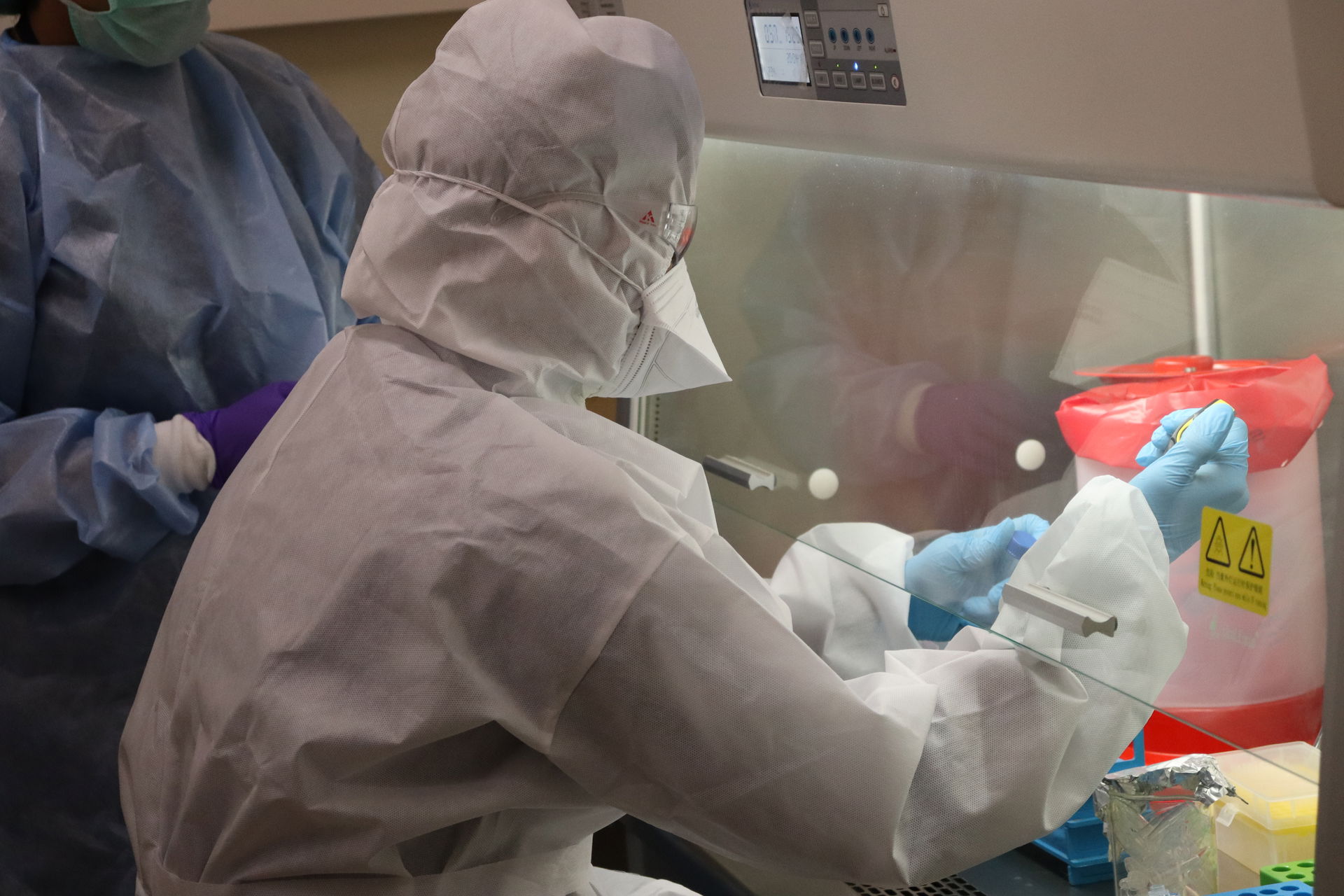 Biocabinet of the RT-PCR lab setup in Government Medical Colleg…