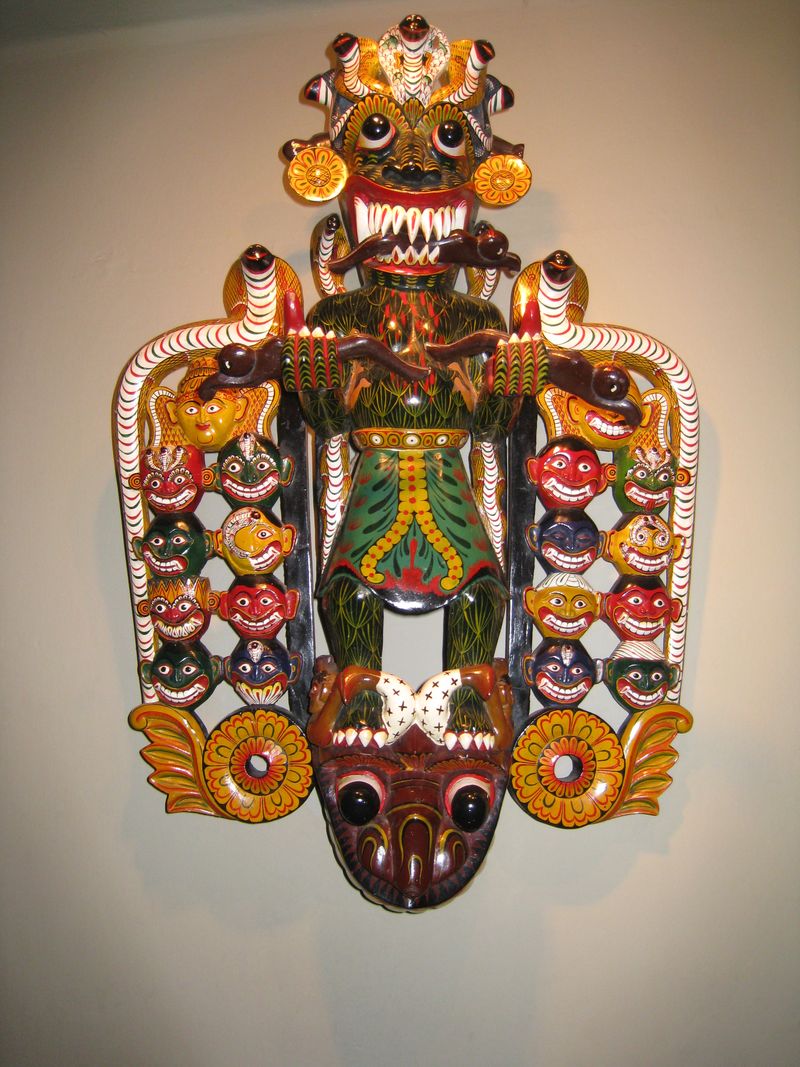 Mask from museum in Ambalangoda, Sri Lanka
