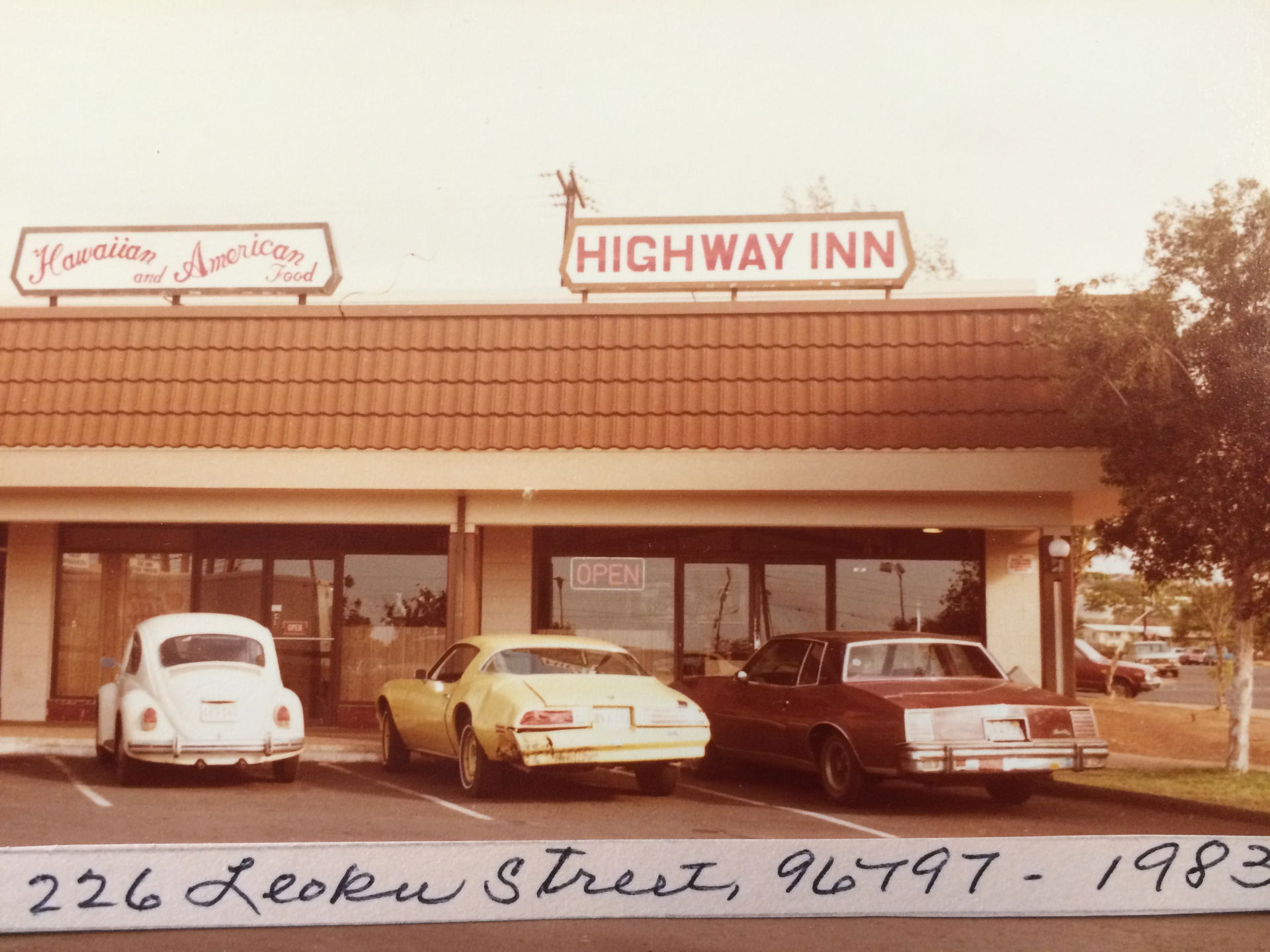 HIghway Inn on Leoku St. Waipahu,HI