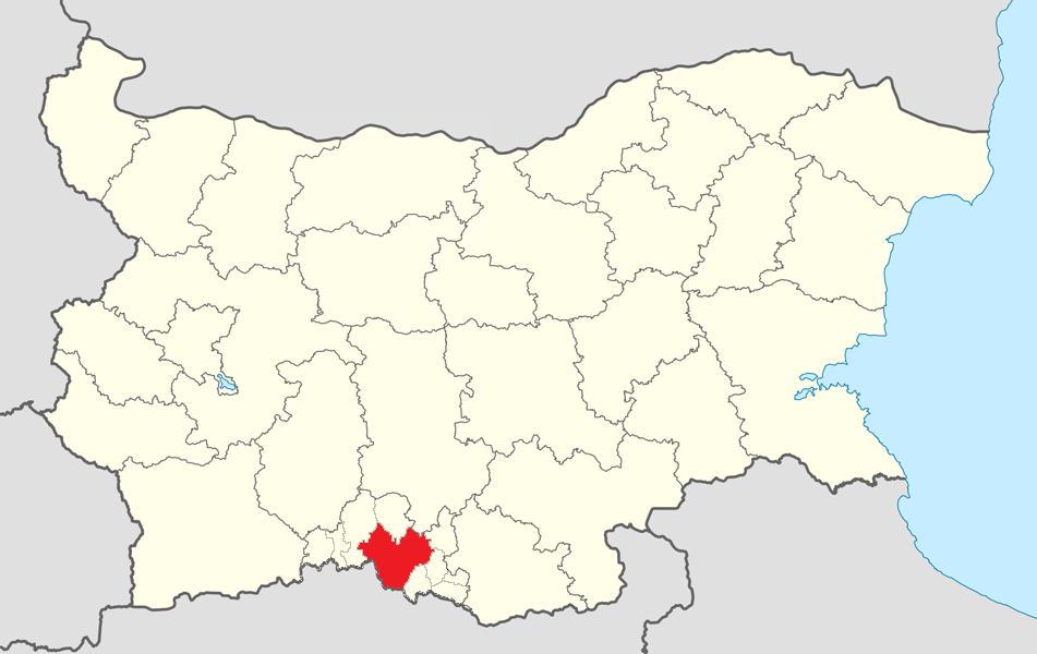 Location map of Smolyan Municipality within Bulgaria and Smolya…