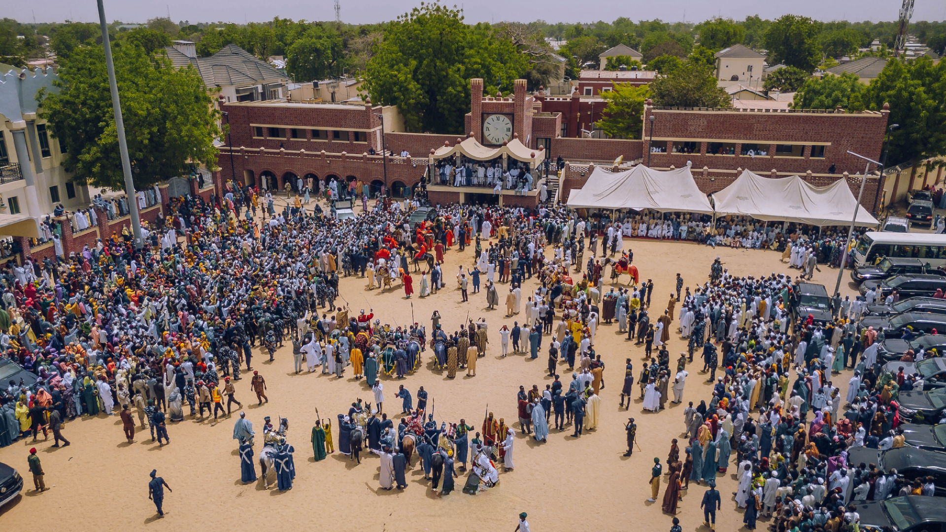 Shehus palace during the Eid ul Fitr Durbar 2024