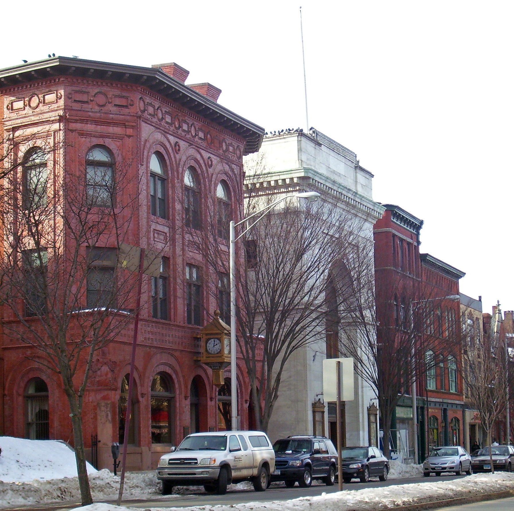 Main Street in Danbury, CT, USA