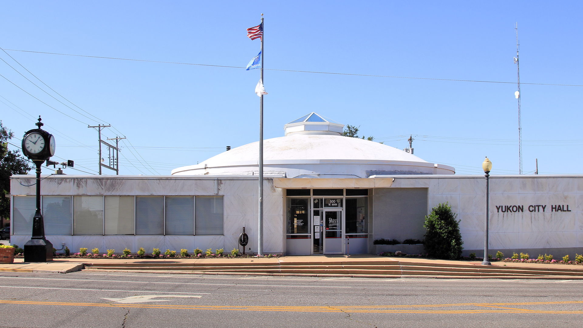 City Hall of Yukon, Oklahoma, United States.
