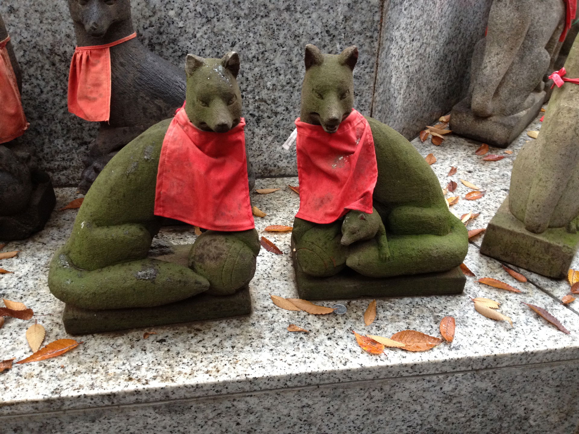 Inari Okami Japanese fox (kitsune) deity (kami)