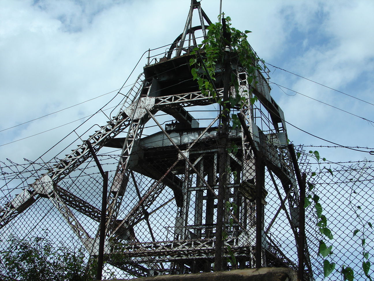 Champion Reef mine shaft at KGF. Mine shaft at Kolar Gold Field…