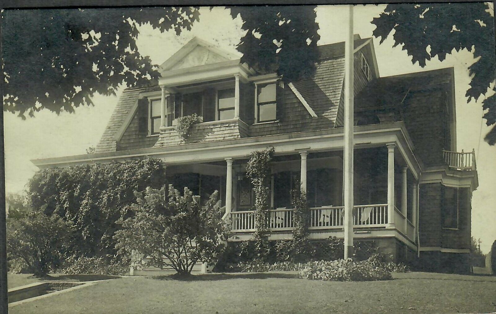 New Rochelle real photo postcard postmarked on 11-2-1911