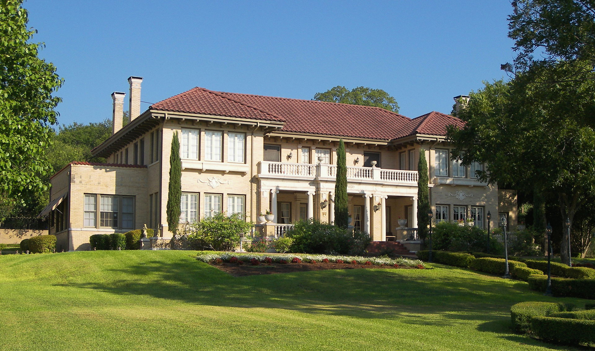 The Johnson House in San Marcos, Texas, United States. The hous…