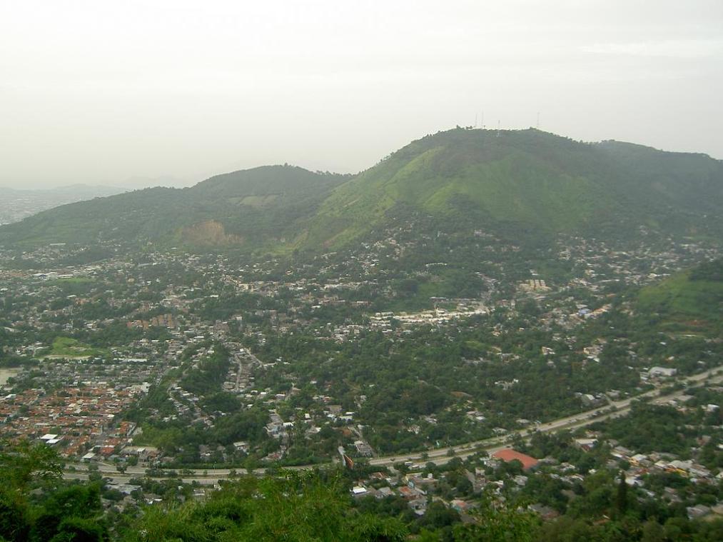 Urban area of San Marcos, El Salvador