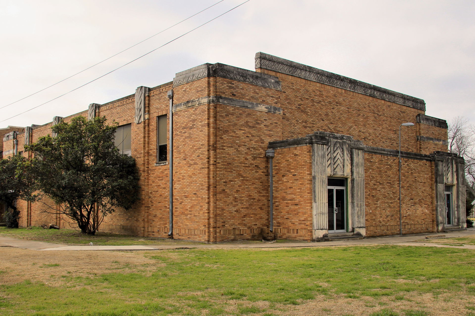 The old high school gymnasium in Taylor, Texas, United States. …