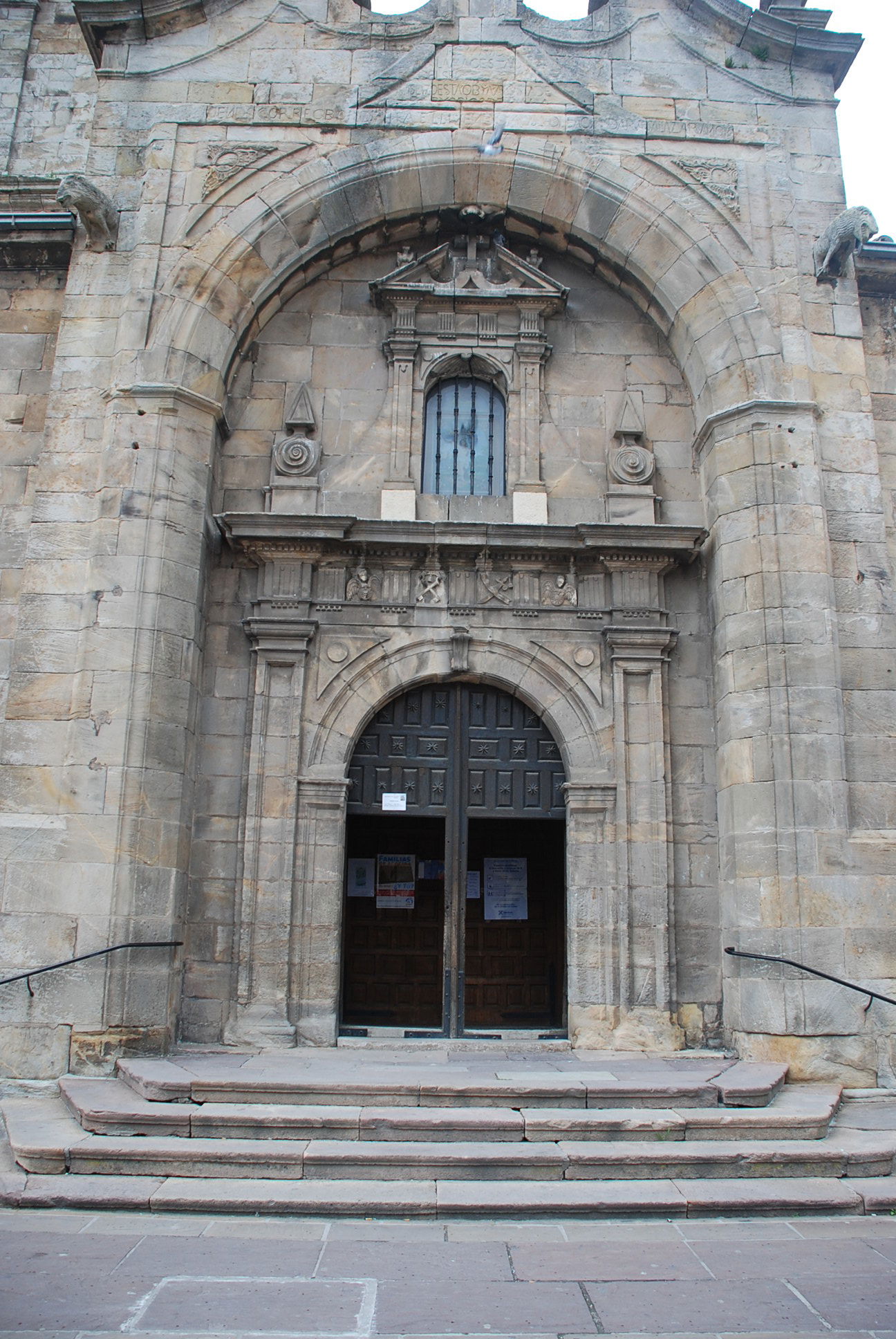 Church portal of the Church of Saint Sebastian in Reinosa (Cant…