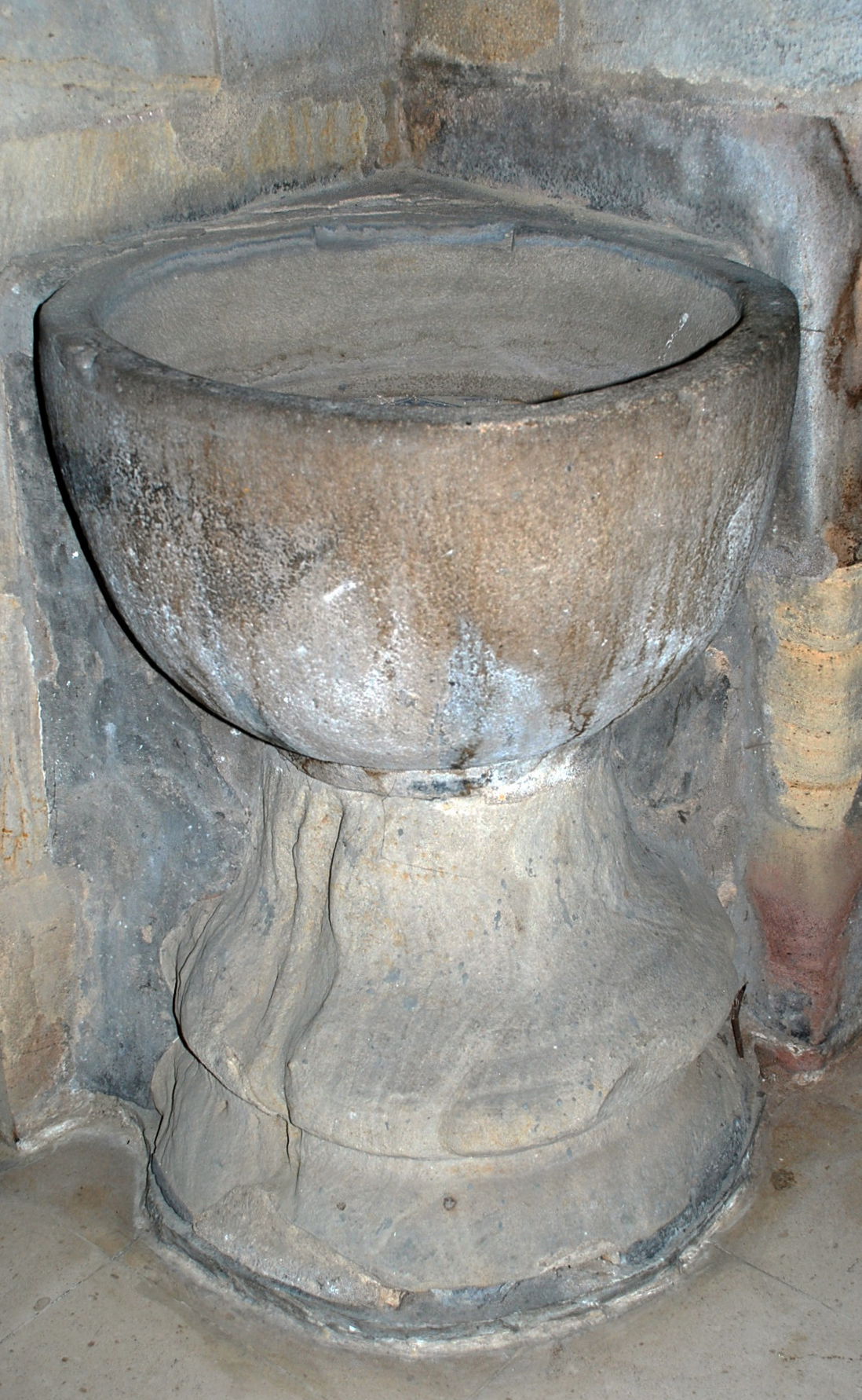Stoup of the Church of Saint Sebastian in Reinosa (Cantabria).