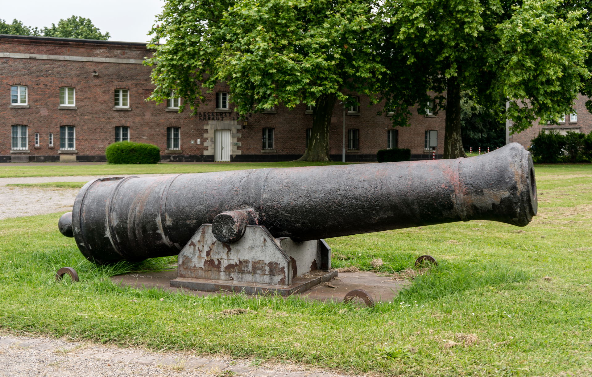Gun at the Citadel, Wesel, North Rhine-Westphalia, Germany