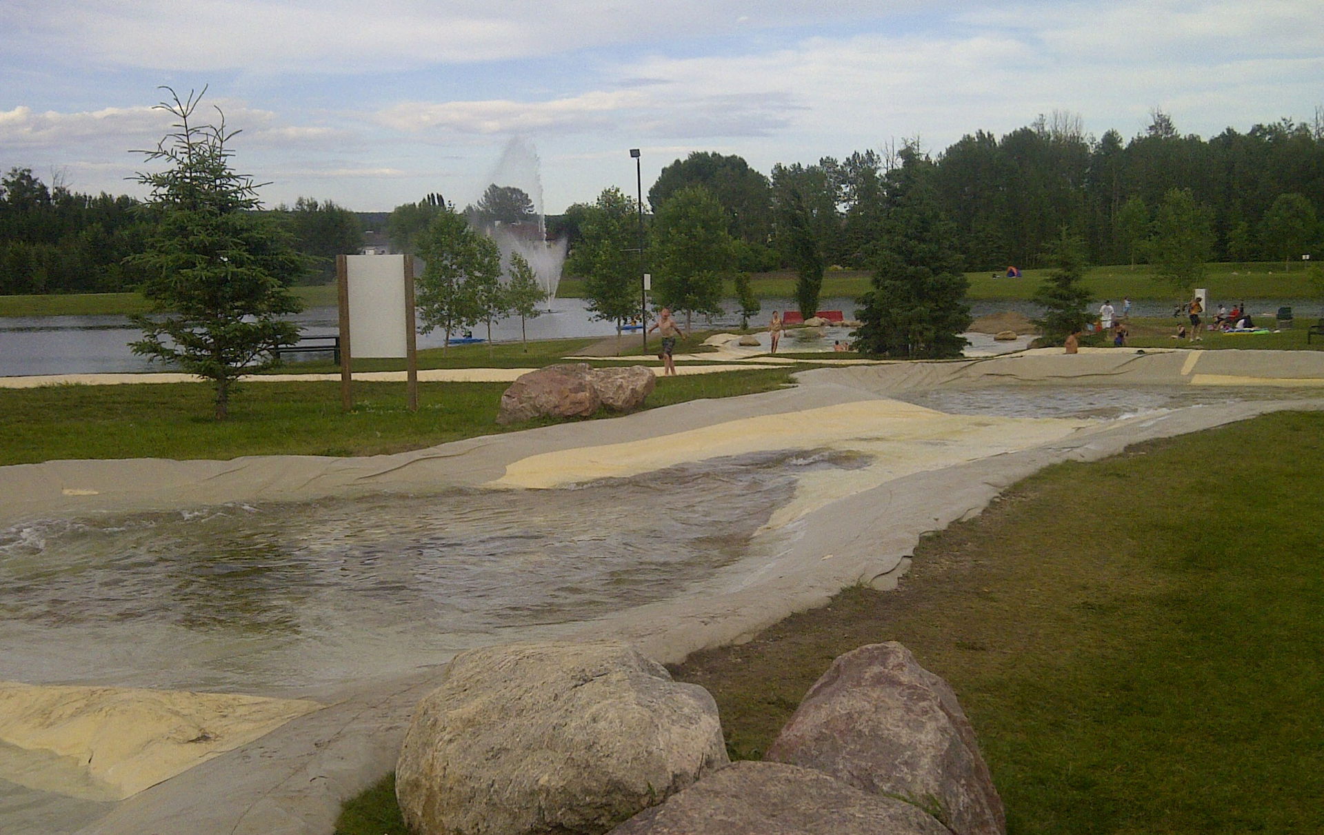 The Whitecourt River Slides facility in Whitecourt's Rotary Park