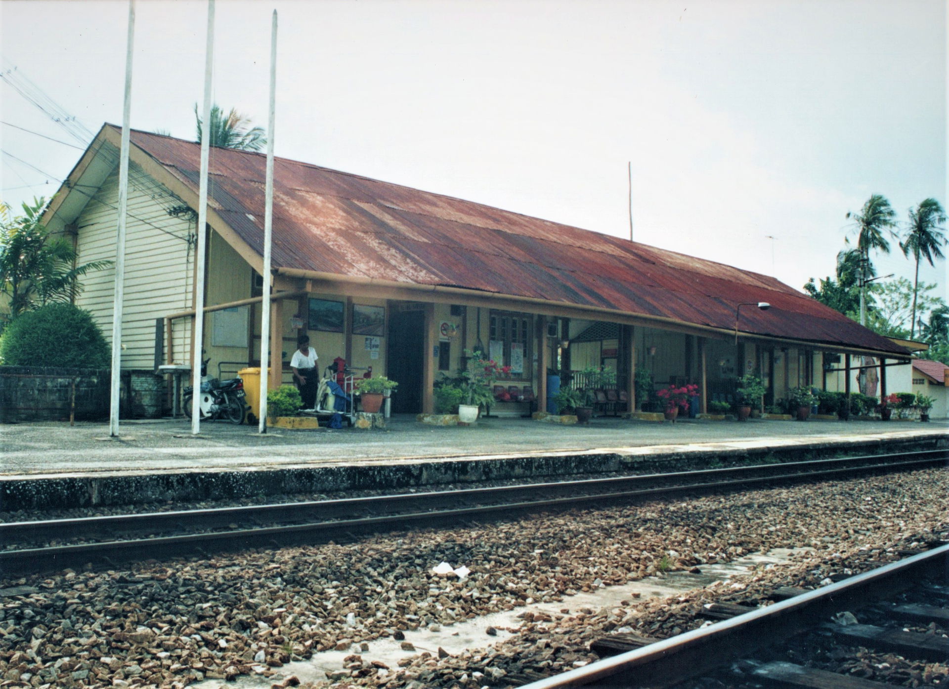 Old Tanjung Malim Railway Station in 2002 prior to being decomm…