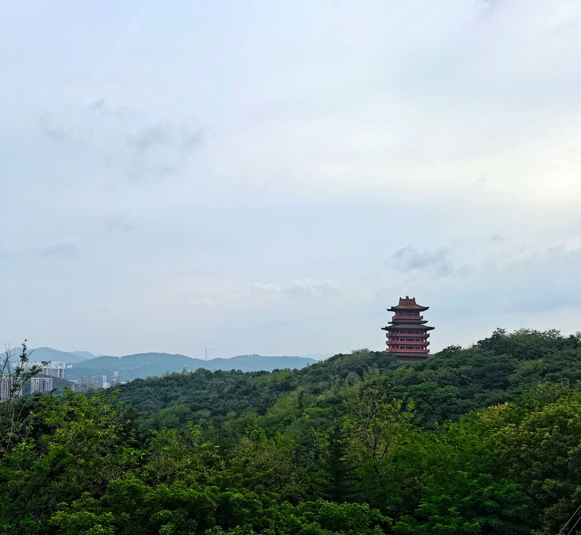 ​锦江山公园三靖阁