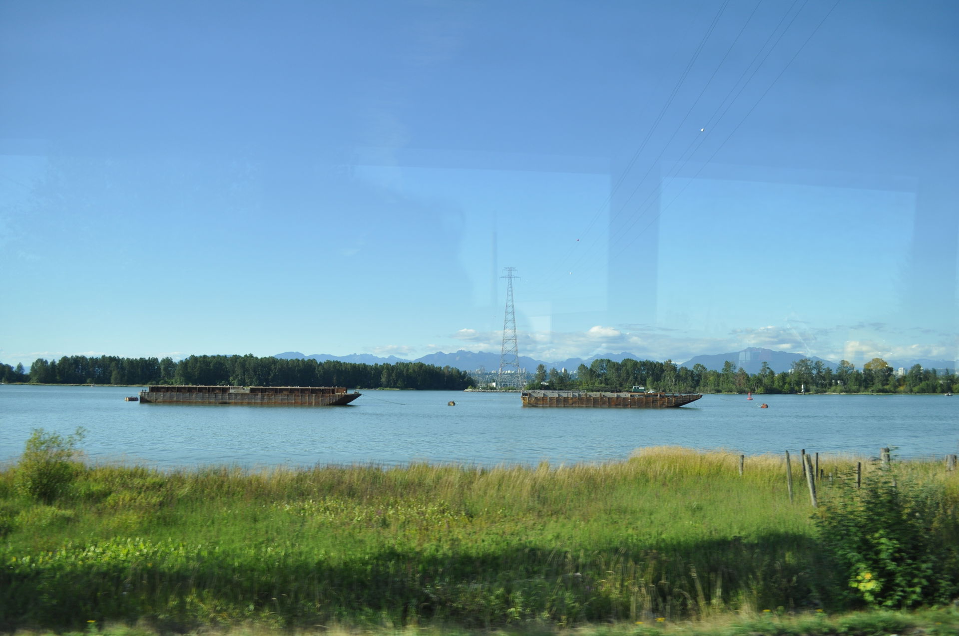 Fraser River, Delta, British Columbia.