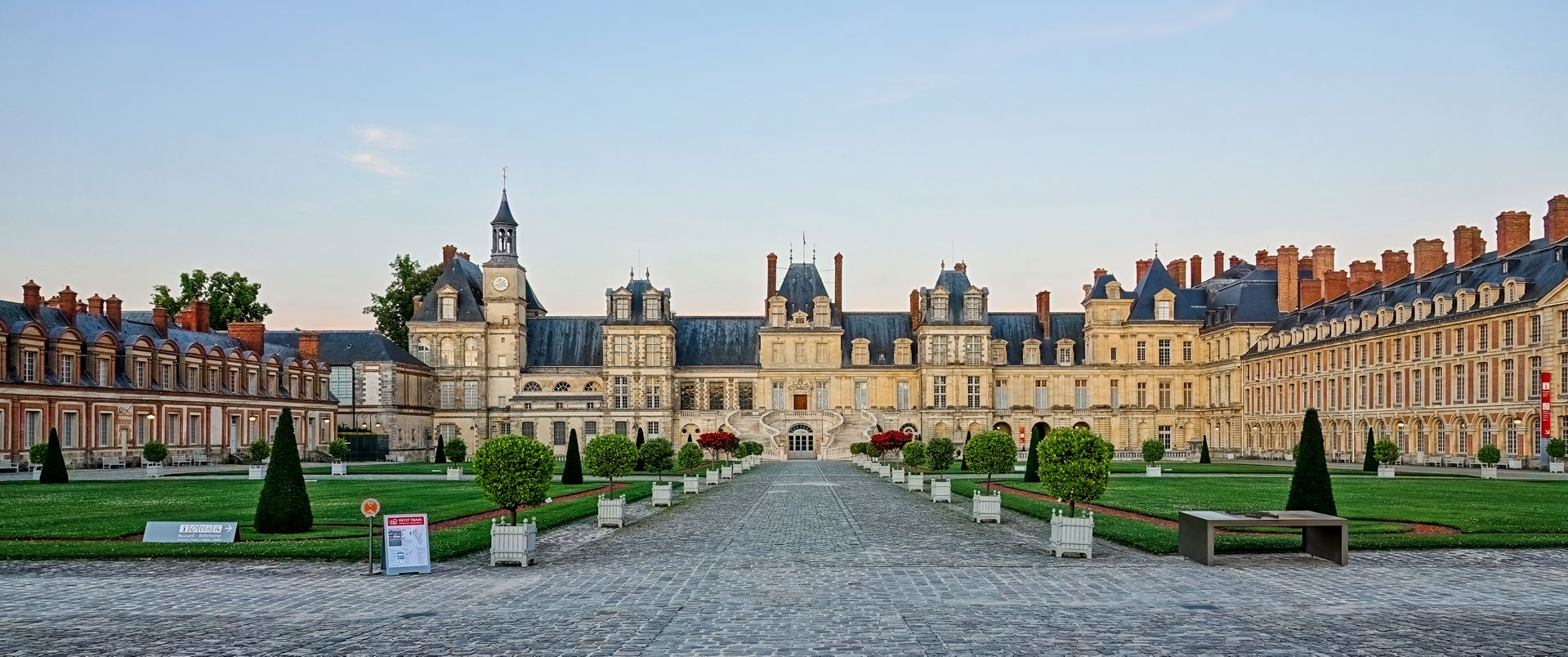 Palace of Fontainebleau (Seine-et-Marne, France).