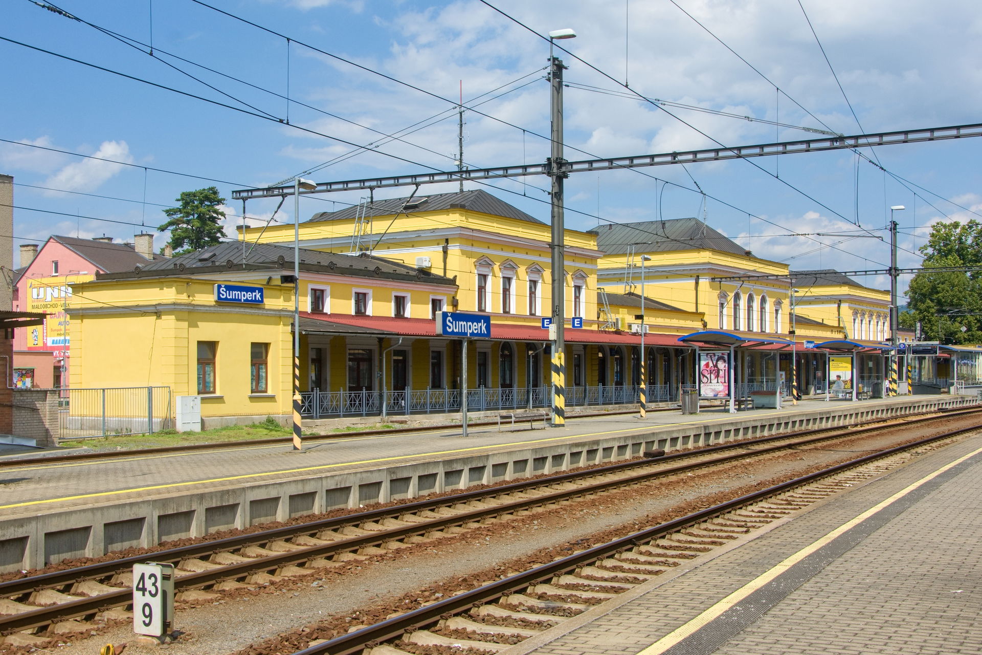 Šumperk train station, Czech Republic
