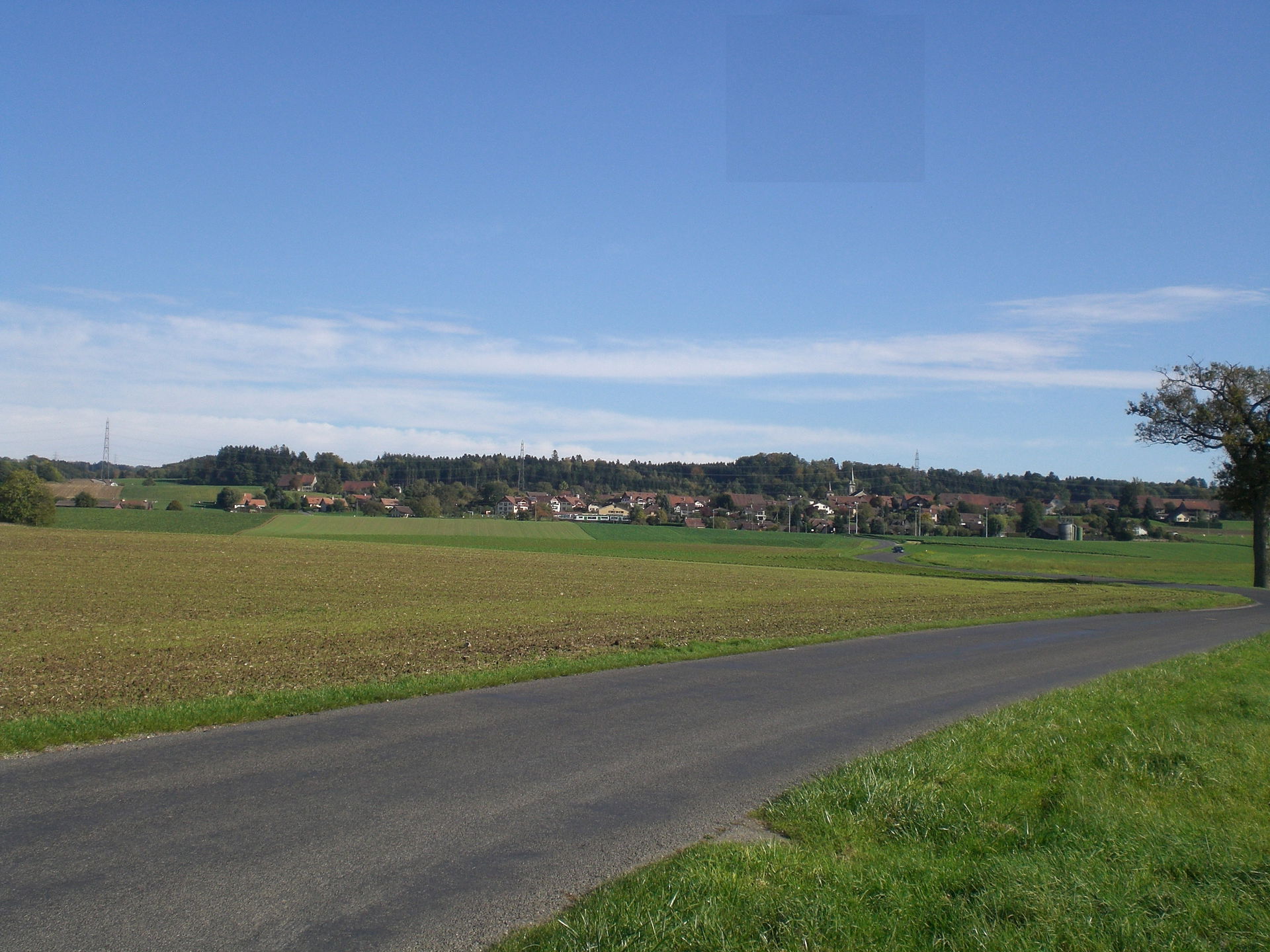 Village of Assens, canton of Vaud, Switzerland