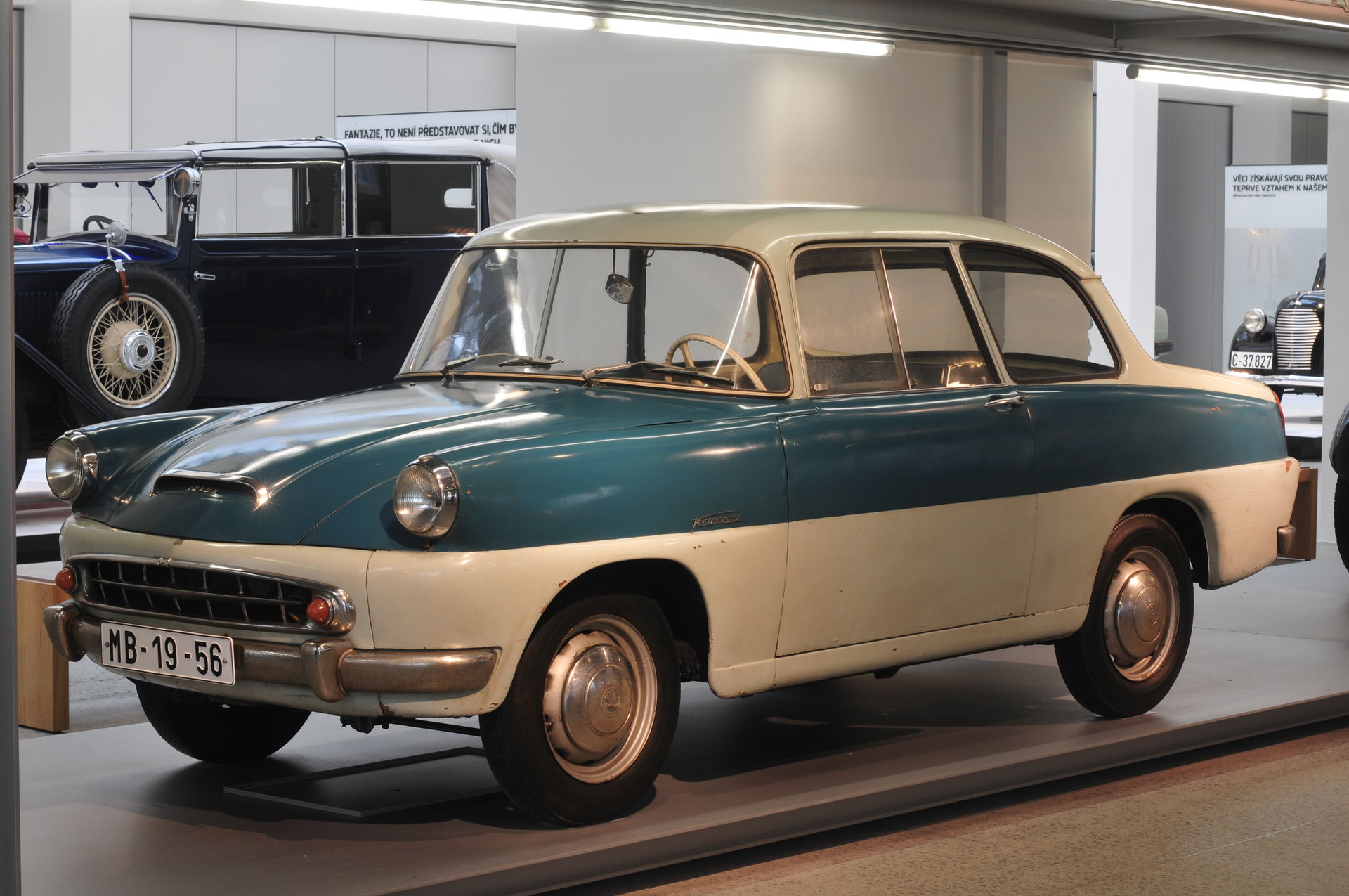 Škoda 976 in the Škoda Museum, Mladá Boleslav, Czech Republic