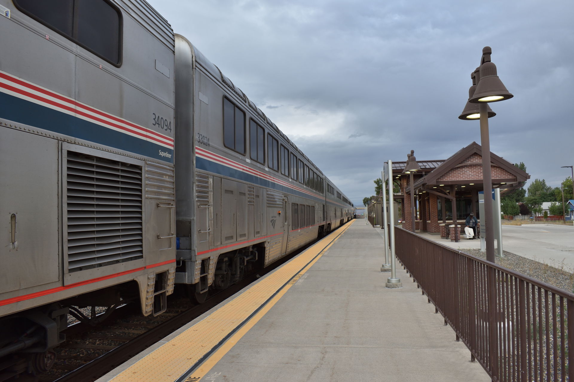 The Amtrak California Zephyr at Winnemucca NV