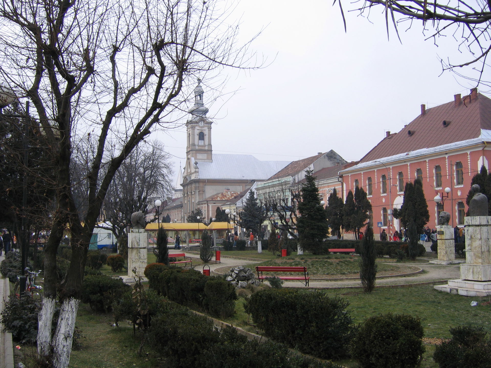Park im Zentrum von Sighet