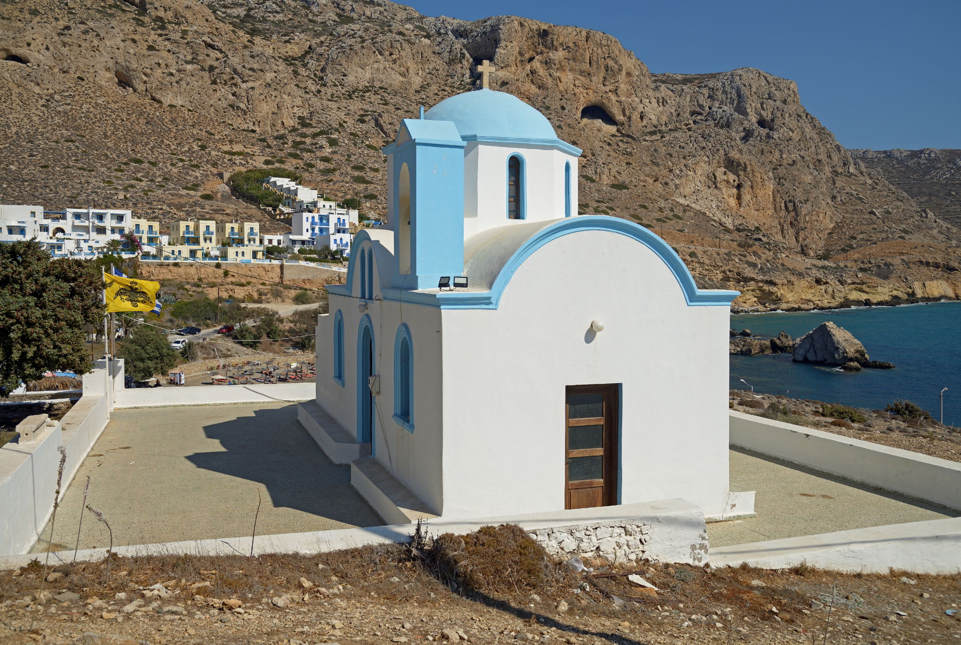 Church Agios Nikolaos in Finiki. Karpathos, Greece