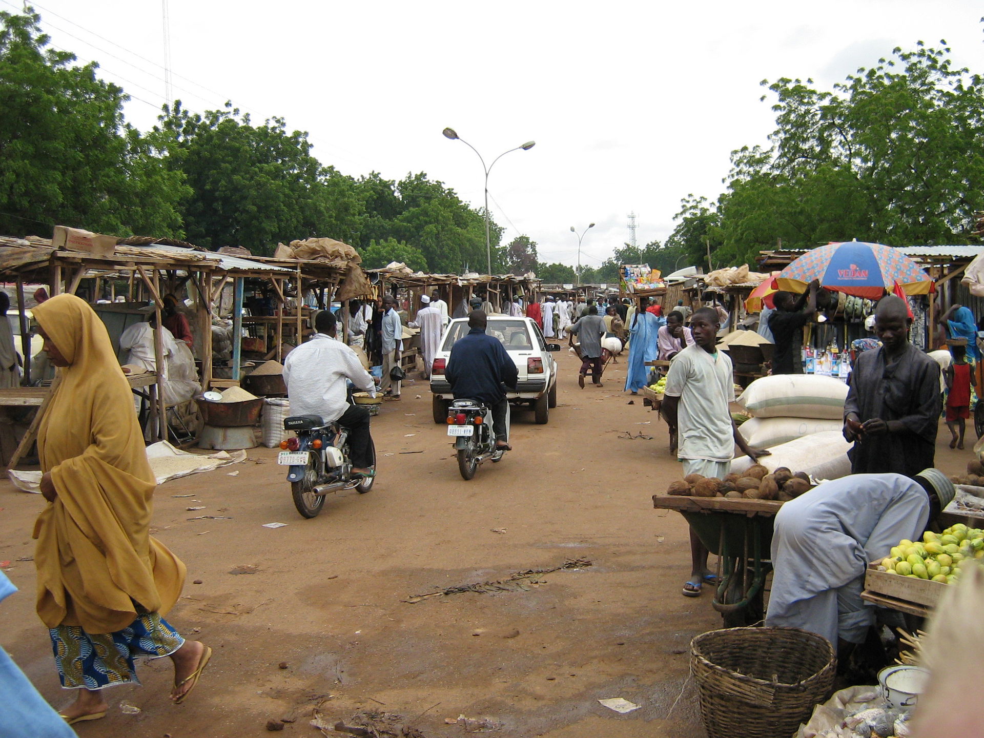 The marketplace in Sokoto, Nigeria.
Photo taken in August 2006…