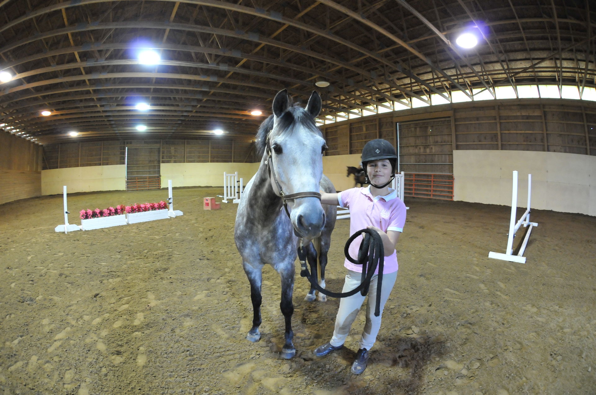 Maria with jake. this girl is soooo awesome. she rides like a p…