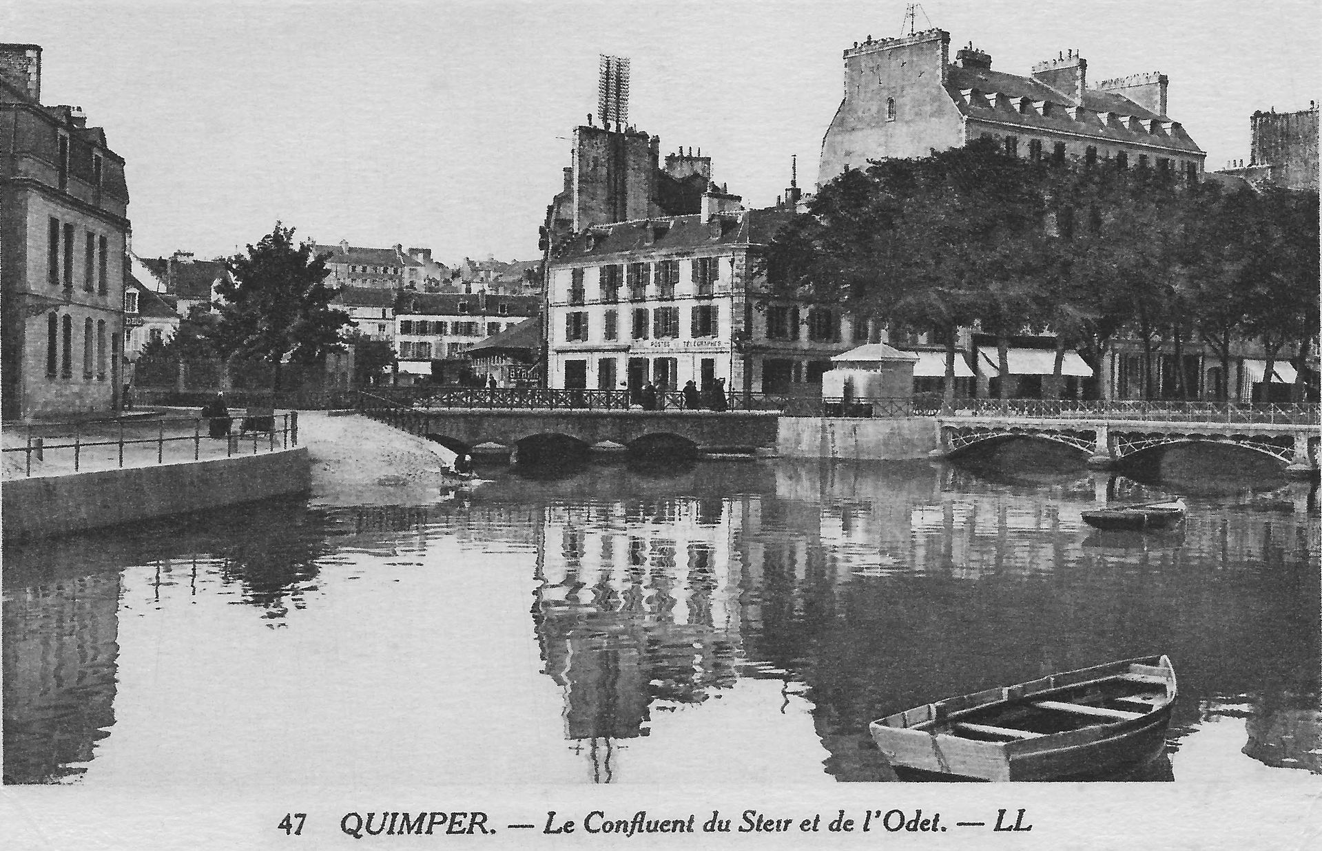 Quimper bij de samenvloeing van rivieren