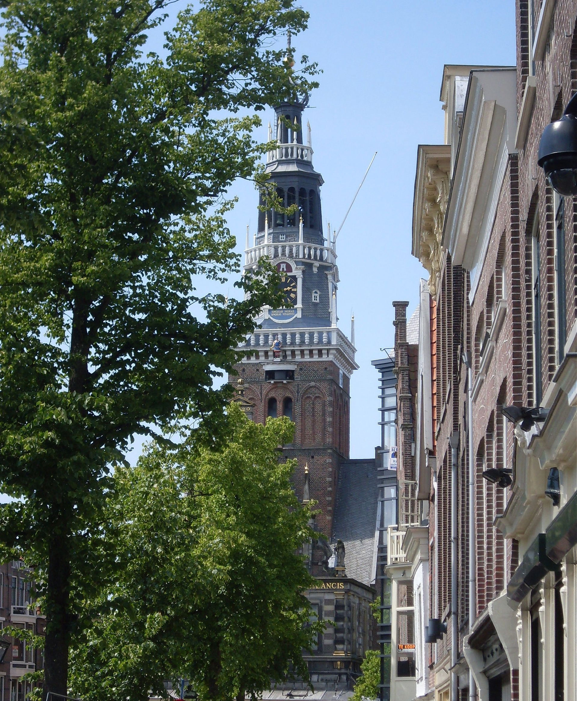 De Waagtoren vanaf de Zijdam
