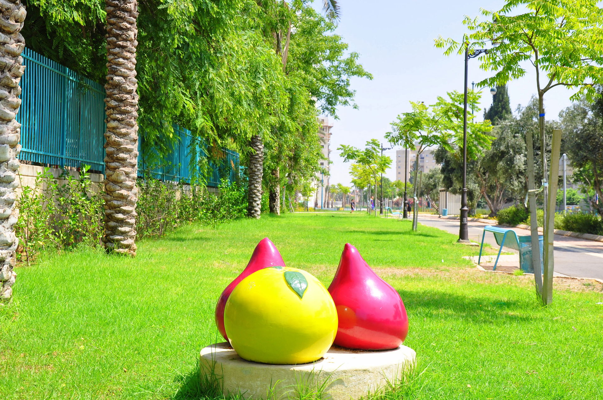 Environmental sculpture at Yavne