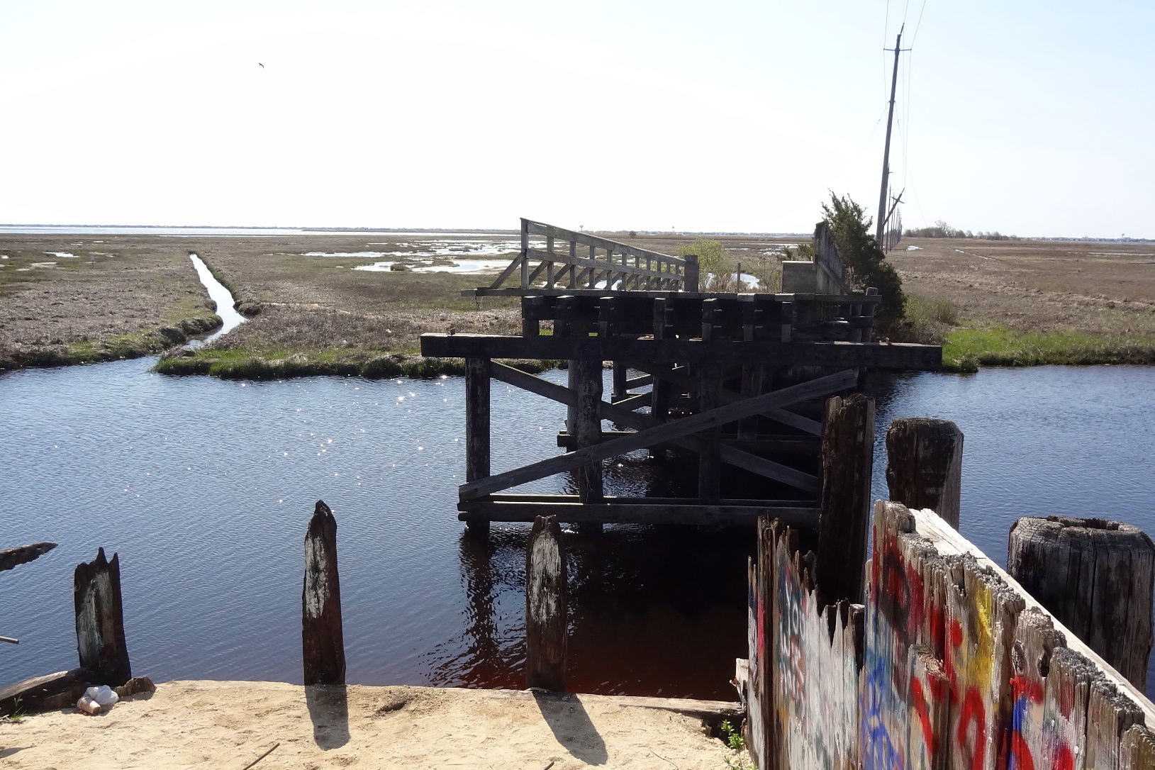 View of Stafford Avenue Bridge in Manahawkin Wildlife Managemen…