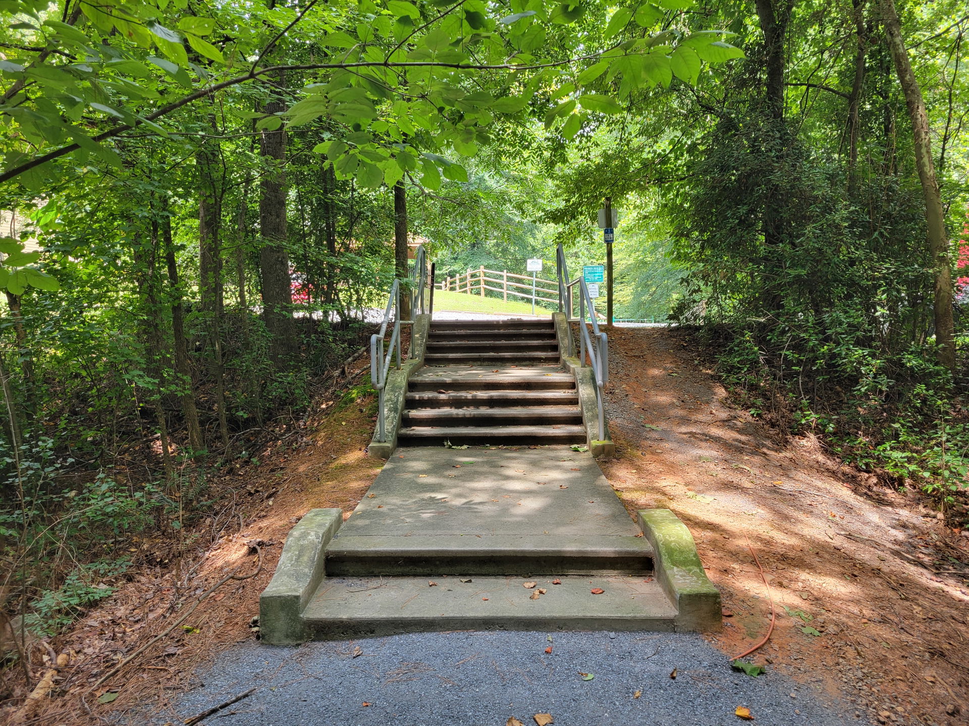 Winchester Forest Park Trail steps, Kennesaw Georgia