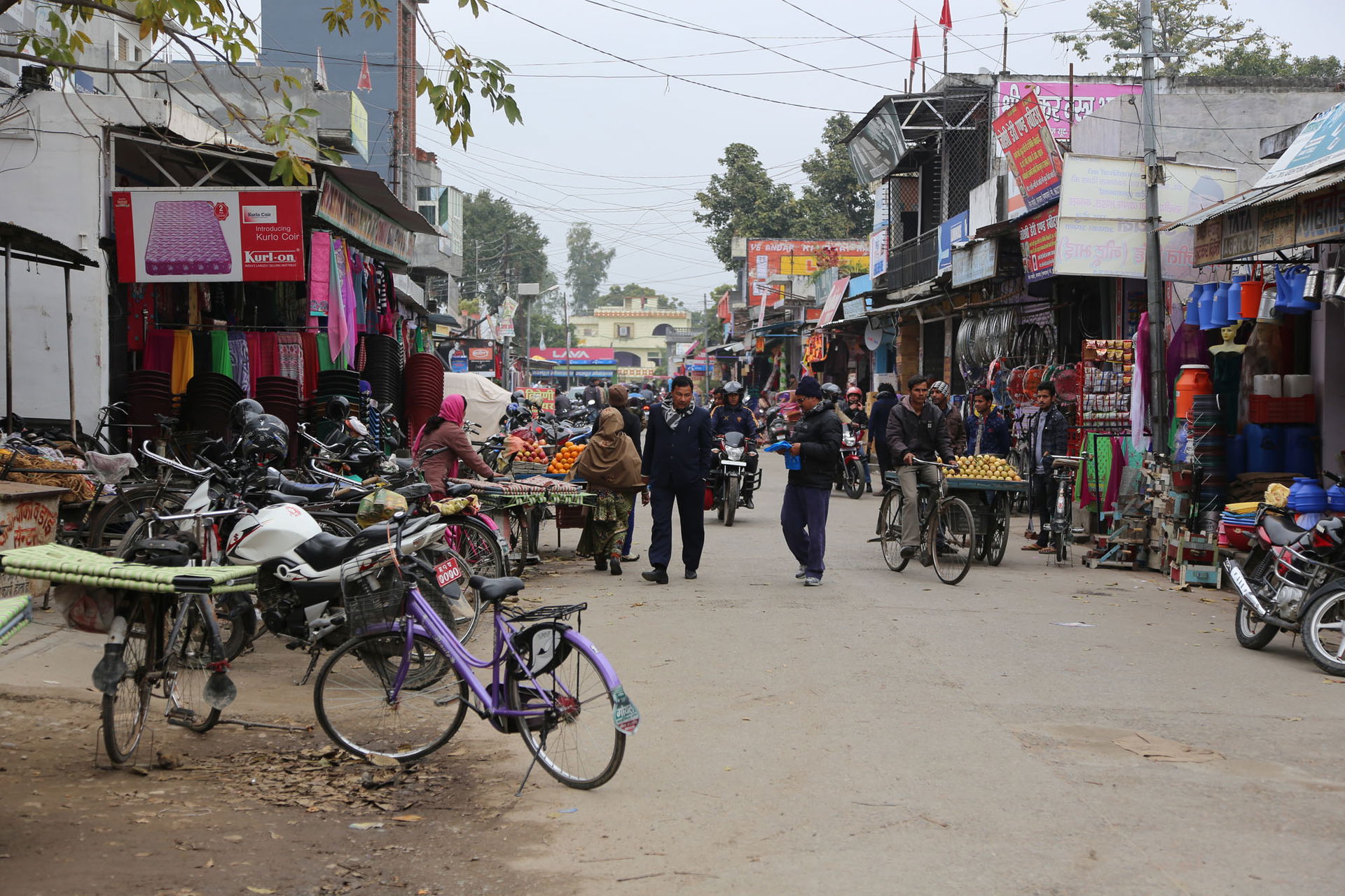 Street view of Banbasa, Dist. Champawat, Uttarakhand, India
