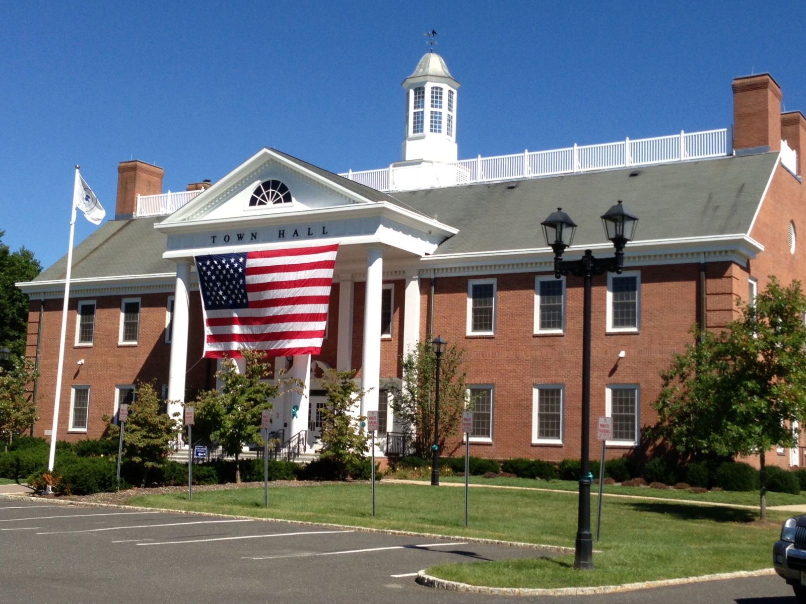 Town Hall in Freehold Twp, NJ, located on the corner of Schank …