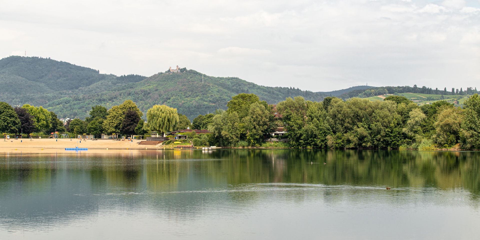Title: Bathing lake in Bensheim
Designation: Bergstraße-Odenwal…