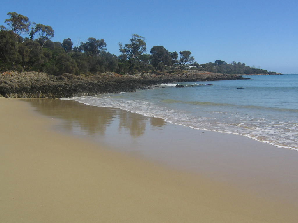 Beach at Bridport, Tasmania.