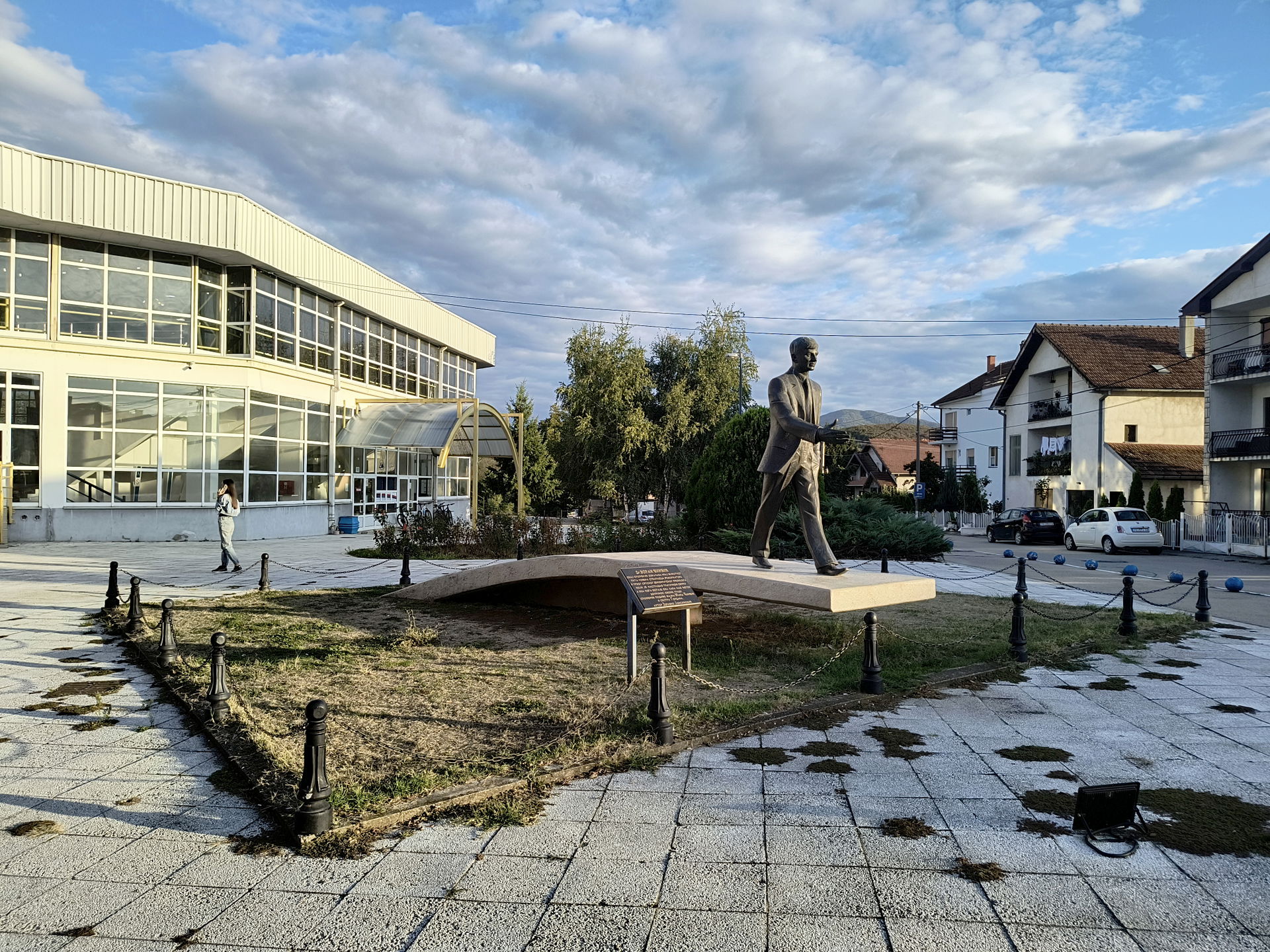 Monument to Zoran Đinđić in Prokuplje (Serbia)