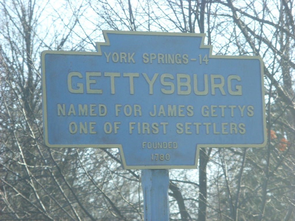 Pennsylvania Keystone Marker for Gettysburg, Pennsylvania