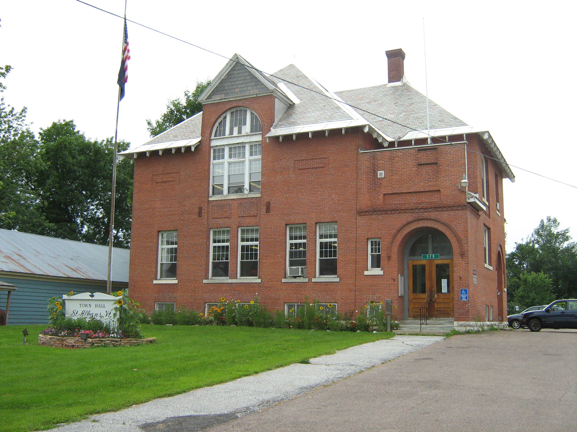 St. Albans Town Hall, St. Albans (Town), Vermont. Still functio…