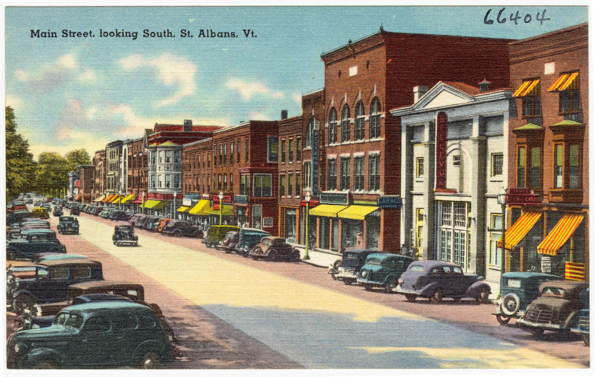 Title: Main Street, looking south, St. Albans, Vt.
Subjects: Ci…